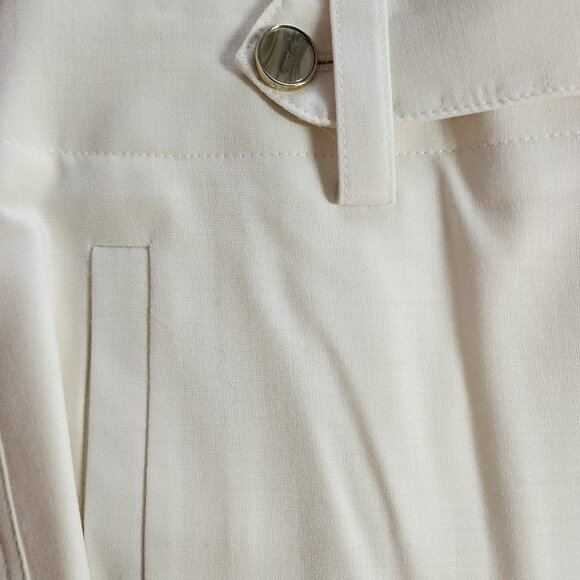 Nells Nelson Cream Virgin Wool Pants – Size M/38IT – High-Rise – Straight Leg - Picture 6 of 8